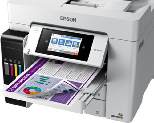 Epson EcoTank Pro ET-5850 AIO Printer Review - Printer Installer